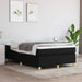 Pat box spring cu saltea, negru, 120x200 cm, textil - WALTI WALTI