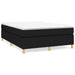 Pat box spring cu saltea, negru, 140x200 cm, textil - WALTI WALTI