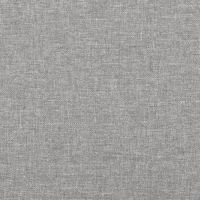 Pat continental cu saltea, gri deschis, 160x200 cm, textil - WALTI WALTI