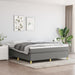 Pat box spring cu saltea, gri închis, 180x200 cm, textil - WALTI WALTI