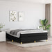 Pat box spring cu saltea, negru, 180x200 cm, catifea - WALTI WALTI