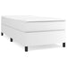 Pat box spring cu saltea, alb, 90x200 cm, piele ecologică - WALTI WALTI