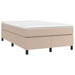 Pat box spring cu saltea, cappuccino, 120x200cm piele ecologică - WALTI WALTI