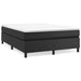 Pat box spring cu saltea, negru, 140x190 cm, piele ecologică - WALTI WALTI