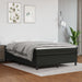 Pat box spring cu saltea, negru, 140x190 cm, piele ecologică - WALTI WALTI