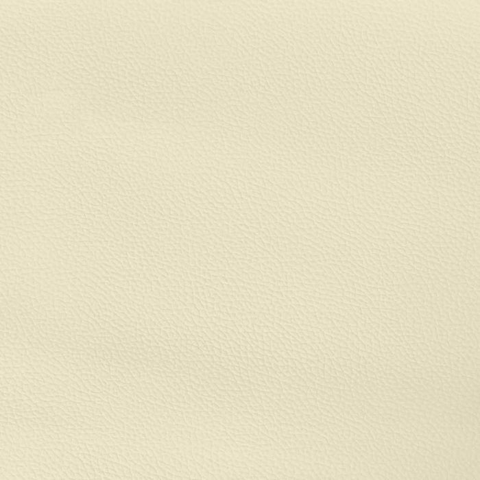 Pat box spring cu saltea, crem, 160x200 cm, piele ecologică WALTI