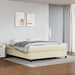 Pat box spring cu saltea, crem, 180x200 cm, piele ecologică - WALTI WALTI
