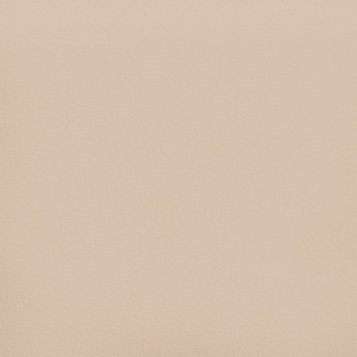 Pat box spring cu saltea, cappuccino, 180x200cm piele ecologică WALTI