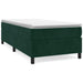 Pat box spring cu saltea, verde închis, 80x200 cm, catifea - WALTI WALTI