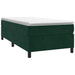 Pat box spring cu saltea, verde închis, 90x190 cm, catifea - WALTI WALTI