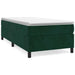 Pat box spring cu saltea, verde închis, 90x200 cm, catifea - WALTI WALTI