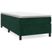 Pat box spring cu saltea, verde închis, 100x200 cm, catifea - WALTI WALTI