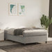 Pat box spring cu saltea, gri deschis, 120x200 cm, catifea - WALTI WALTI