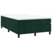Pat box spring cu saltea, verde închis, 120x200 cm, catifea - WALTI WALTI