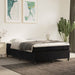Pat box spring cu saltea, negru, 140x190 cm, catifea - WALTI WALTI