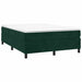Pat box spring cu saltea, verde închis, 140x190 cm, catifea - WALTI WALTI