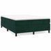 Pat box spring cu saltea, verde închis, 140x200 cm, catifea - WALTI WALTI