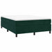 Pat box spring cu saltea, verde închis, 140x200 cm, catifea - WALTI WALTI
