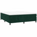Pat box spring cu saltea, verde închis, 160x200 cm, catifea - WALTI WALTI