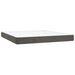 Pat box spring cu saltea, gri închis, 180x200 cm, catifea - WALTI WALTI