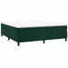Pat box spring cu saltea, verde închis, 180x200 cm, catifea - WALTI WALTI