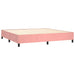 Pat box spring cu saltea, roz, 200x200 cm, catifea - WALTI WALTI