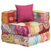 Fotoliu puf modular cu pernă, model petice, material textil - WALTI WALTI