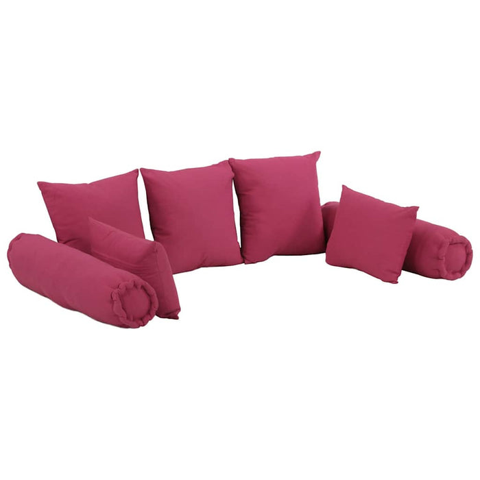 Set de perne decorative, 7 piese, roz, material textil - WALTI WALTI