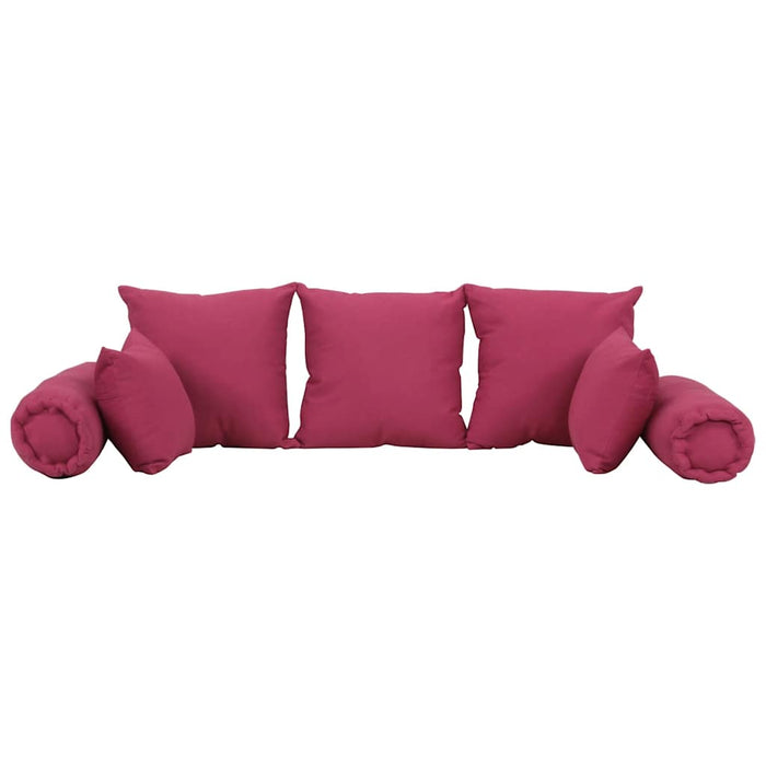 Set de perne decorative, 7 piese, roz, material textil - WALTI WALTI