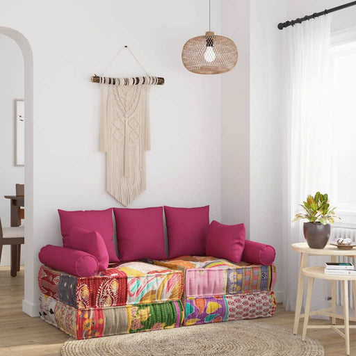 Set de perne decorative, 7 piese, roz, material textil - WALTI WALTI