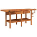 Banc de lucru cu sertare și menghine, 192x62x83 cm, lemn acacia - WALTI WALTI