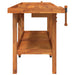 Banc de lucru cu sertare și menghine, 192x62x83 cm, lemn acacia - WALTI WALTI