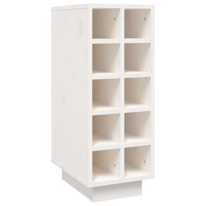 Dulap de vinuri, alb, 23x34x61 cm, lemn masiv de pin - WALTI WALTI