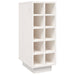 Dulap de vinuri, alb, 23x34x61 cm, lemn masiv de pin - WALTI WALTI