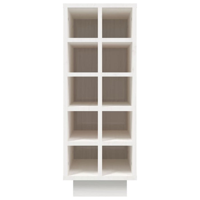 Dulap de vinuri, alb, 23x34x61 cm, lemn masiv de pin - WALTI WALTI
