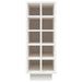 Dulap de vinuri, alb, 23x34x61 cm, lemn masiv de pin - WALTI WALTI