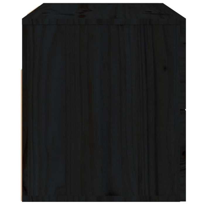 Noptiere de perete, 2 buc., negru, 50x36x40 cm - WALTI WALTI