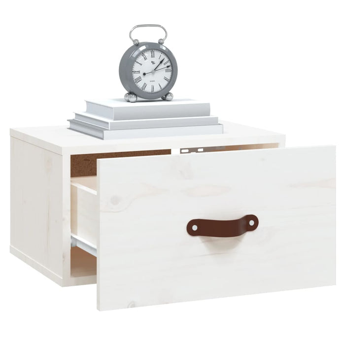 Noptiere de perete, 2 buc., alb, 40x29,5x22 cm - WALTI WALTI