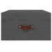 Noptiere de perete, 2 buc., gri, 40x29,5x22 cm - WALTI WALTI