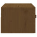 Noptiere de perete, 2 buc., maro miere, 40x29,5x22 cm - WALTI WALTI
