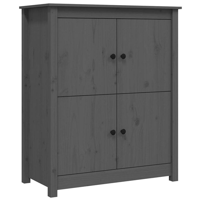 Servantă, gri, 83x41,5x100 cm, lemn masiv de pin WALTI