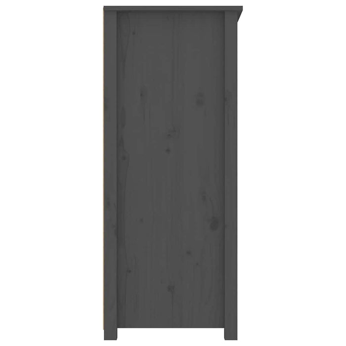 Servantă, gri, 83x41,5x100 cm, lemn masiv de pin WALTI