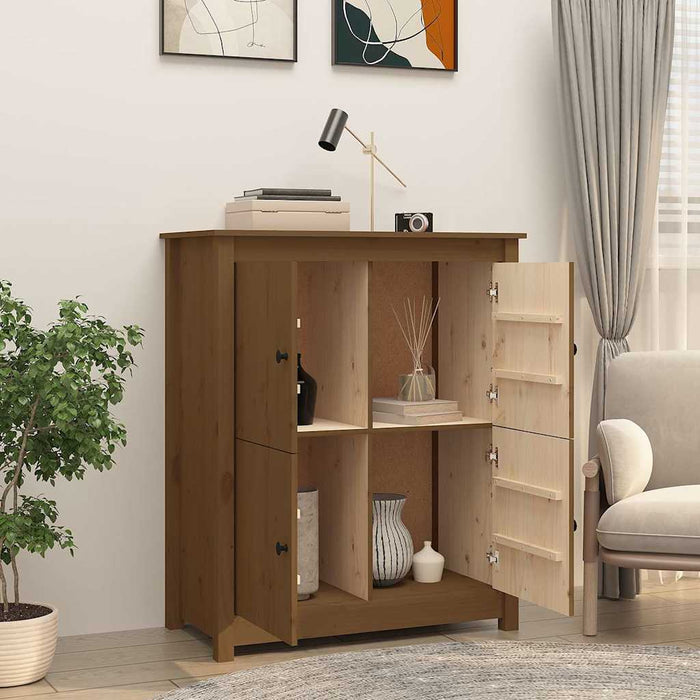 Servantă, maro miere, 83x41,5x100 cm, lemn masiv de pin WALTI