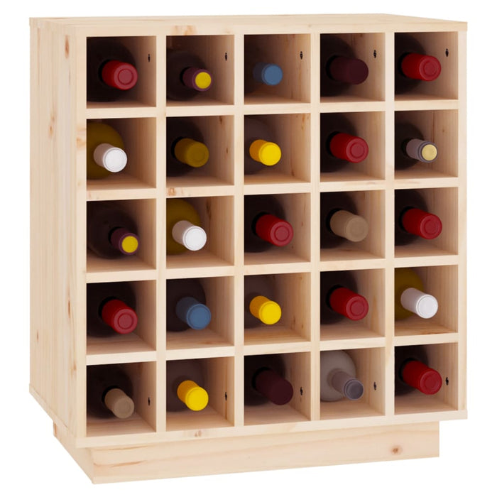 Dulap de vinuri, 55,5x34x61 cm, lemn masiv de pin - WALTI WALTI
