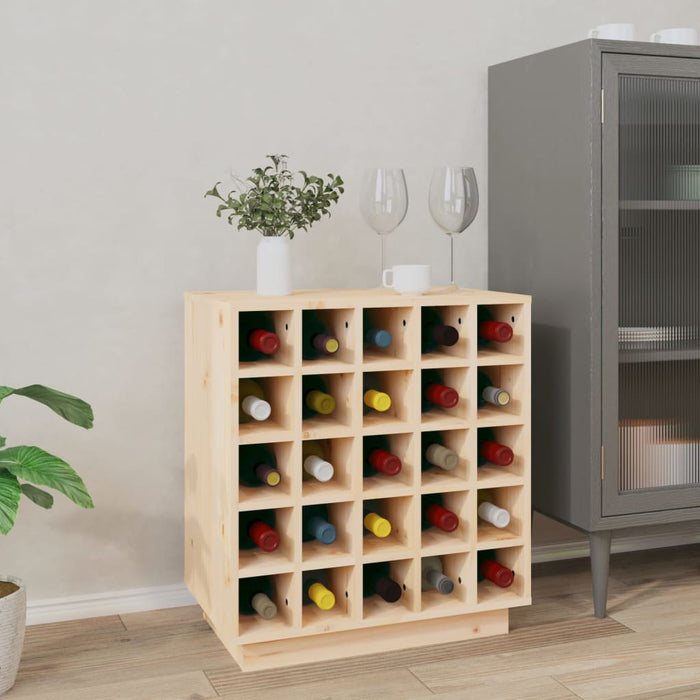 Dulap de vinuri, 55,5x34x61 cm, lemn masiv de pin - WALTI WALTI