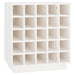 Dulap de vinuri, alb, 55,5x34x61 cm, lemn masiv de pin - WALTI WALTI