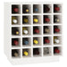 Dulap de vinuri, alb, 55,5x34x61 cm, lemn masiv de pin - WALTI WALTI