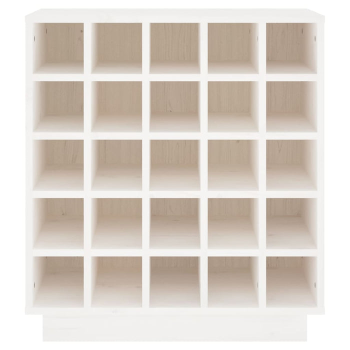 Dulap de vinuri, alb, 55,5x34x61 cm, lemn masiv de pin - WALTI WALTI