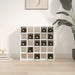 Dulap de vinuri alb 56x25x56 cm lemn masiv de pin - WALTI WALTI