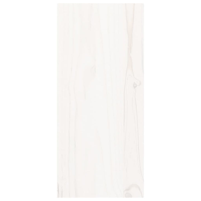 Dulap de vinuri alb 56x25x56 cm lemn masiv de pin - WALTI WALTI